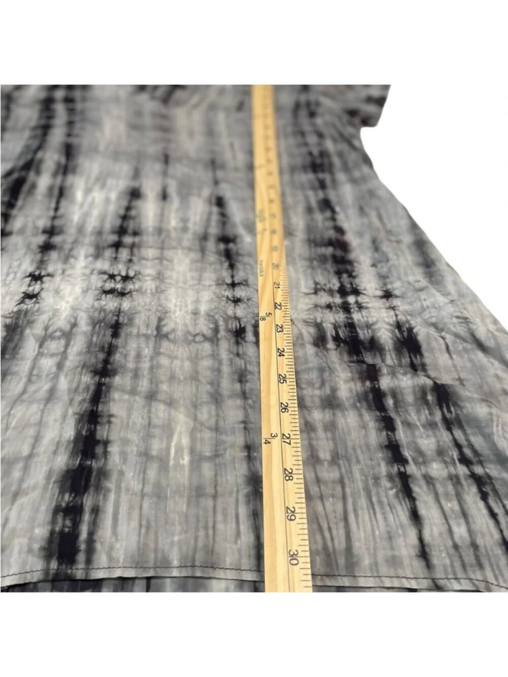 Spade & Heart Short Sleeve  Black/Grey Tye Dye Dress.   Size Small